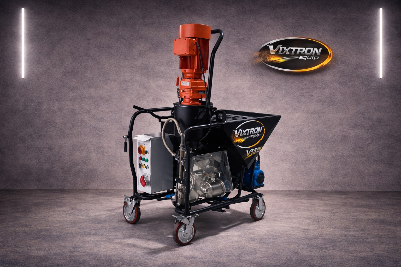 Spray application using VIXTRON machinery